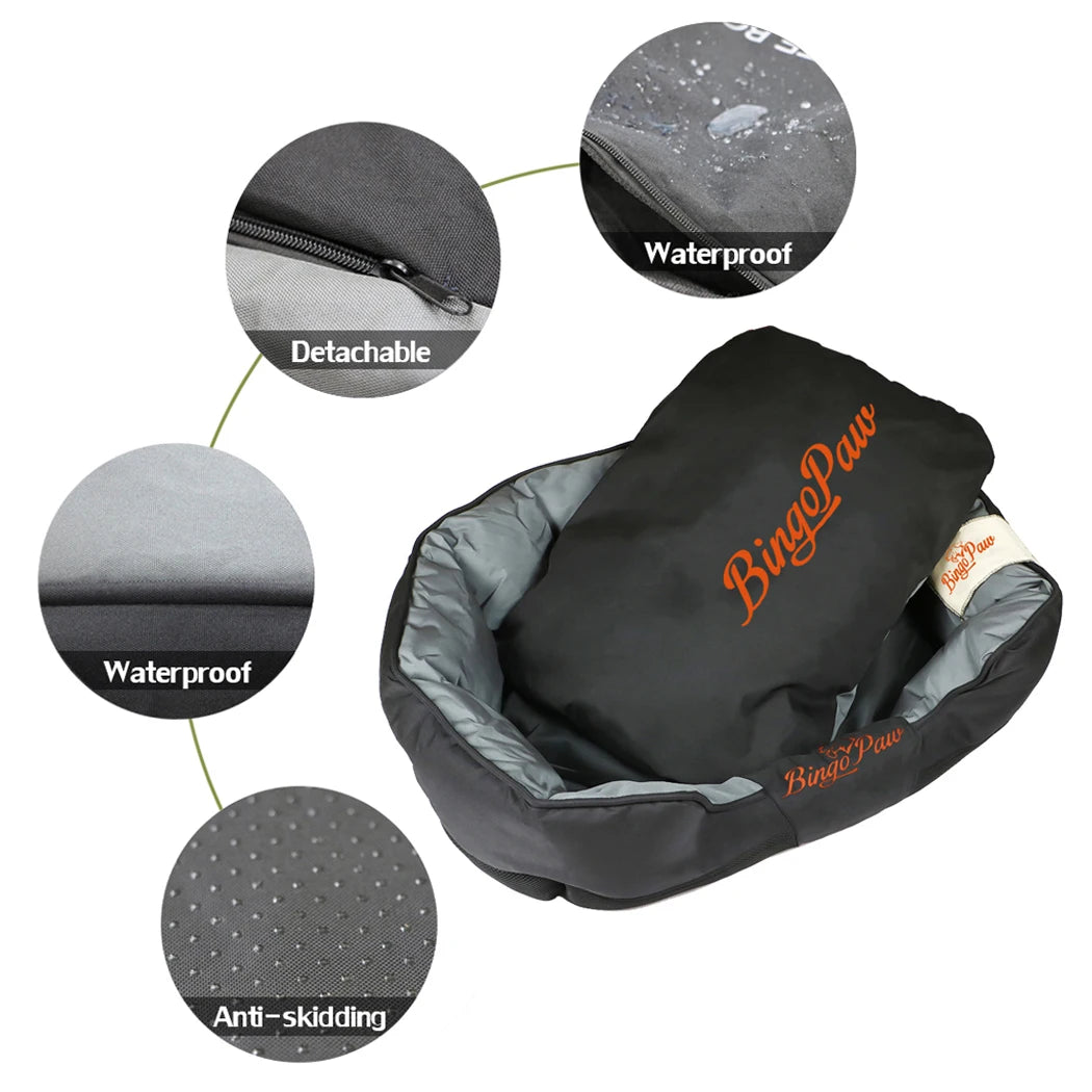 BORWART CN Orthopedic Sofa Dog Bed Waterproof Washable Removable Cushion