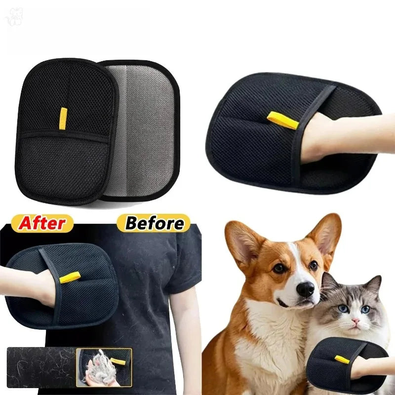 Portable Washable Pet Hair Removal Gloves For Furniture And Clothes