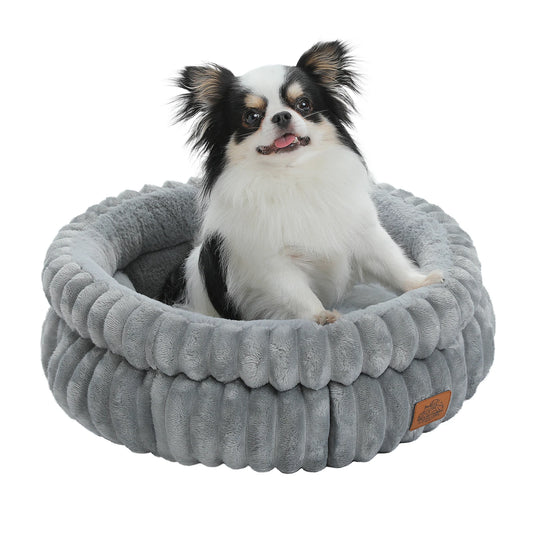PAWZ Road Round Dog Bed Washable With Anti Slip Bottom