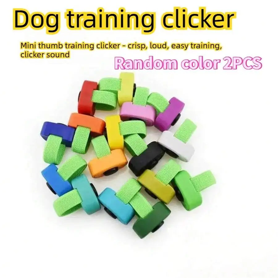 Pet Training Clicker With Elastic Strap ABS Shell For Dog