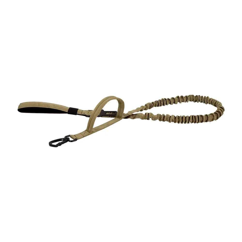 Dog Leash With Adjustable Elastic Rope And Dual Handles