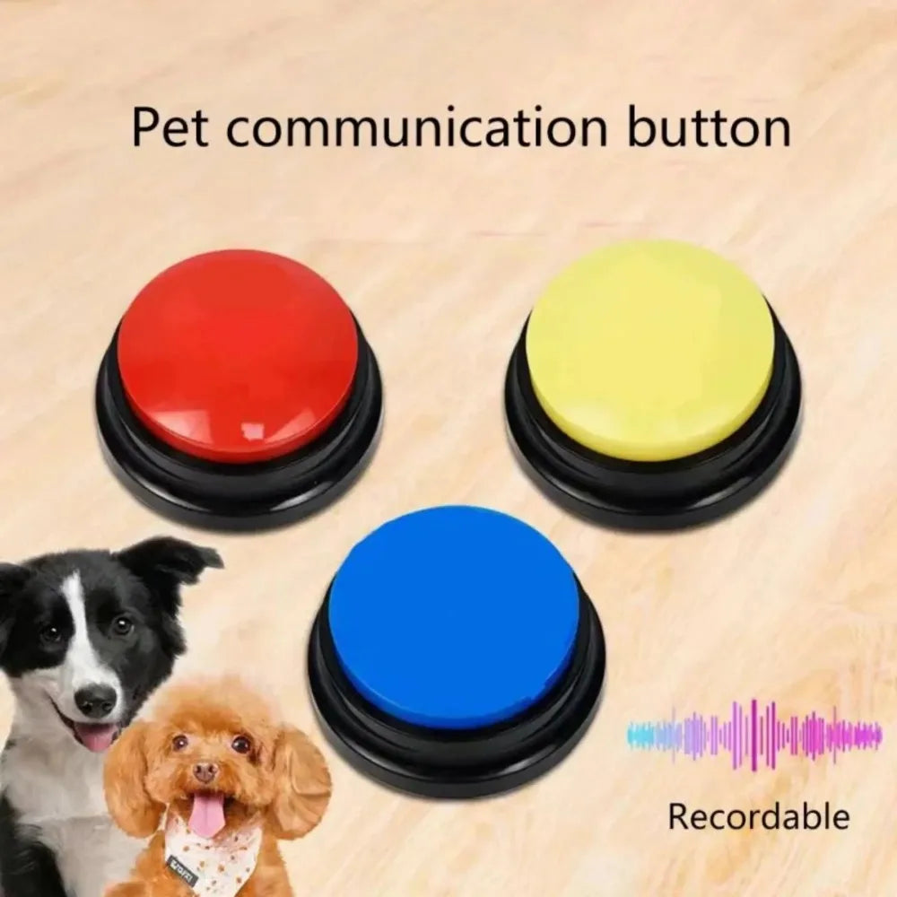Dog Communication Buttons Voice Recording For Training 8 Pack 30 Second Playback