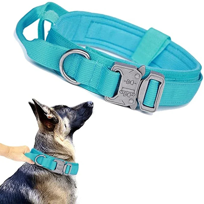 Cooyomoo Durable Dog Collar Leash Set Training Accessories