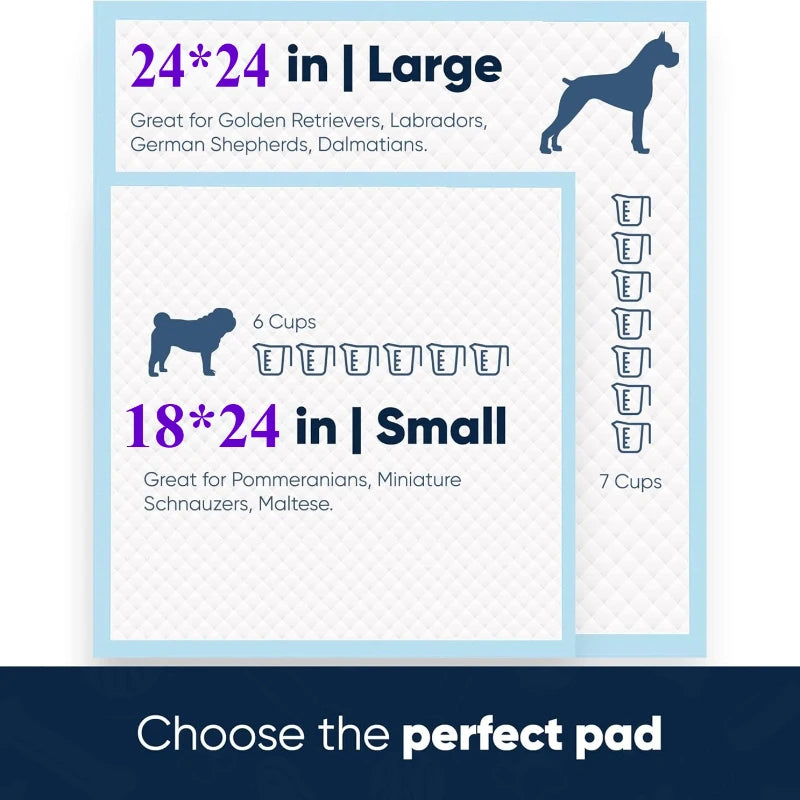 NONEDog Litter Leak Proof Quick Dry Dog Pee Pads For Potty Training
