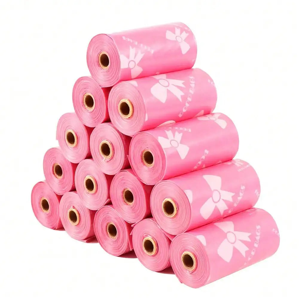 NONEDog Litter Poop Bags 180 Count Super Thick Leak Proof