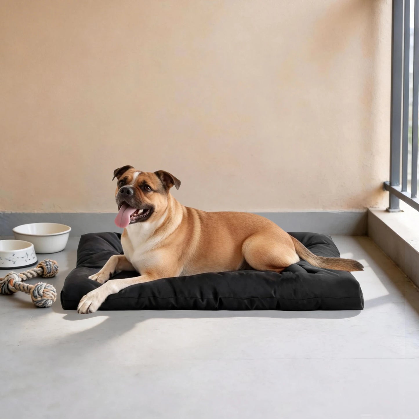 Chew Proof Dog Bed Indestructible Crate Pad Waterproof And Washable Kennel Mats