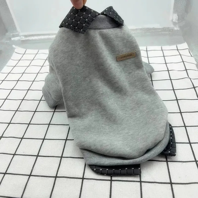 Warm Winter Plaid Patchwork Jacket With Bear Hoodie