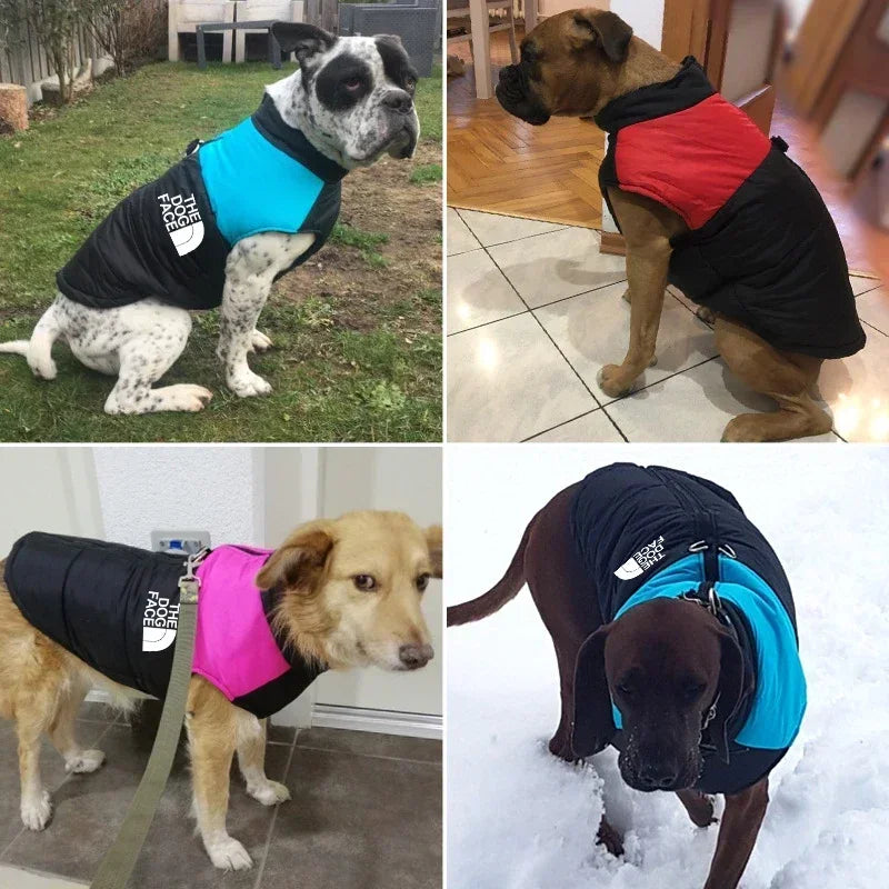 Waterproof Warm Dog Coat Padded Winter Jacket For Dogs