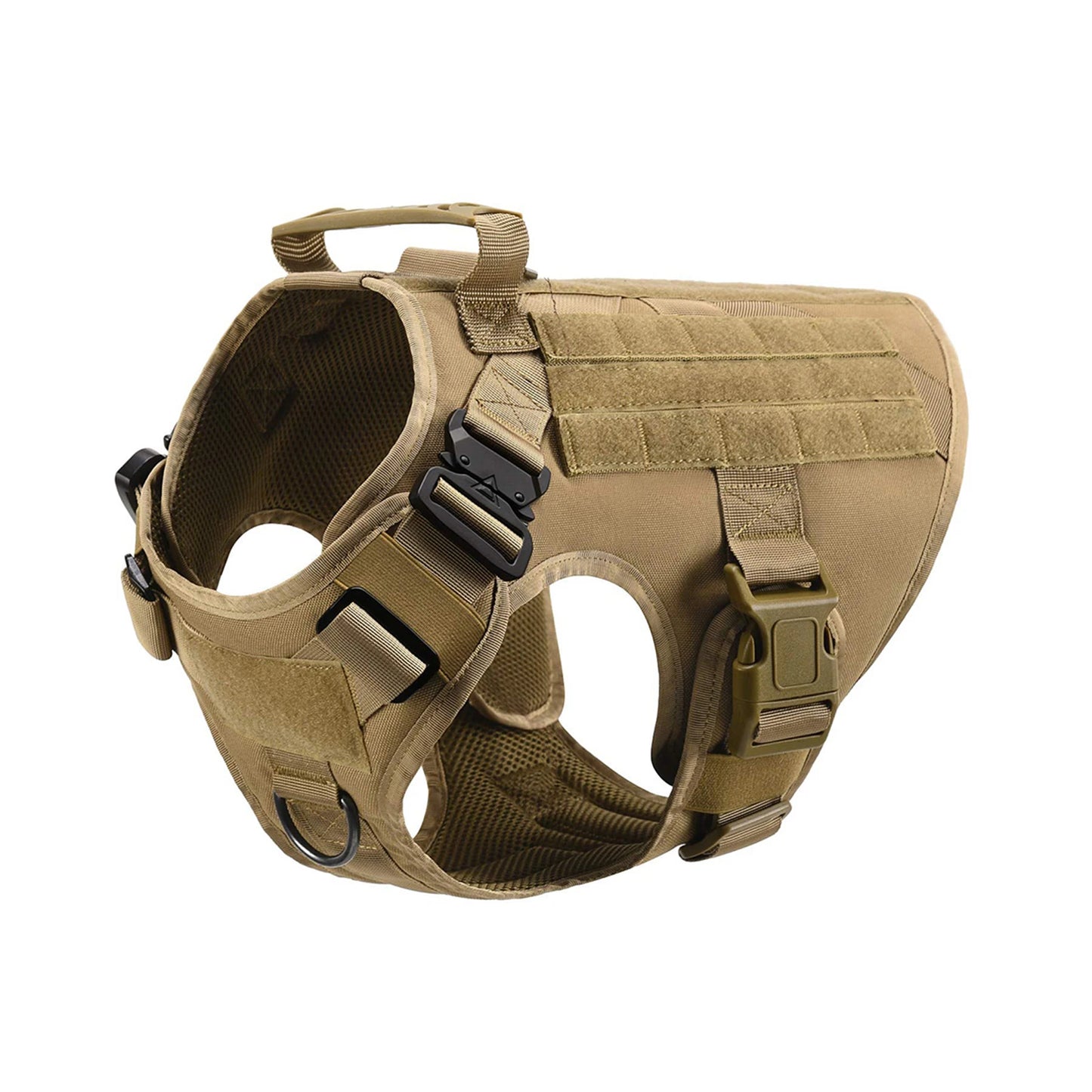 Military Dog Harness Collar Leash Molle Pouches For Medium Large Dogs Pet German Shepherd Training Walking Vest Dog Harnesses