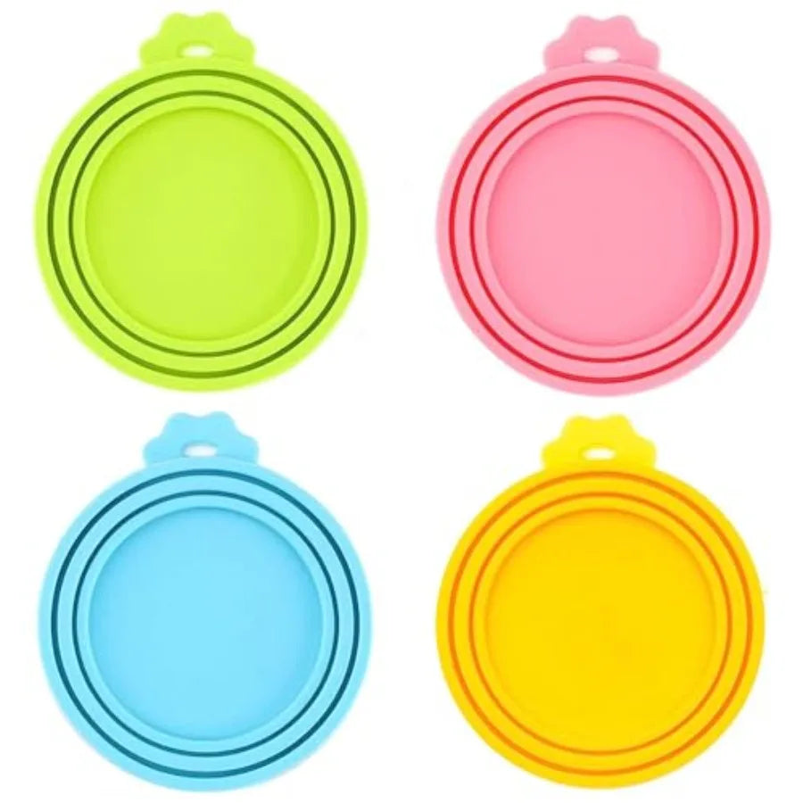 Silicone Pet Can Lids 6 Pack Fits Most Canned Foods