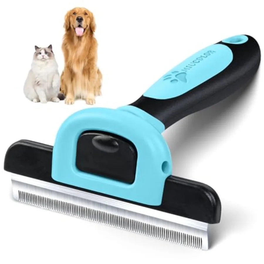 Stainless Steel Pet Grooming Deshedding Brush For Dogs And Cats
