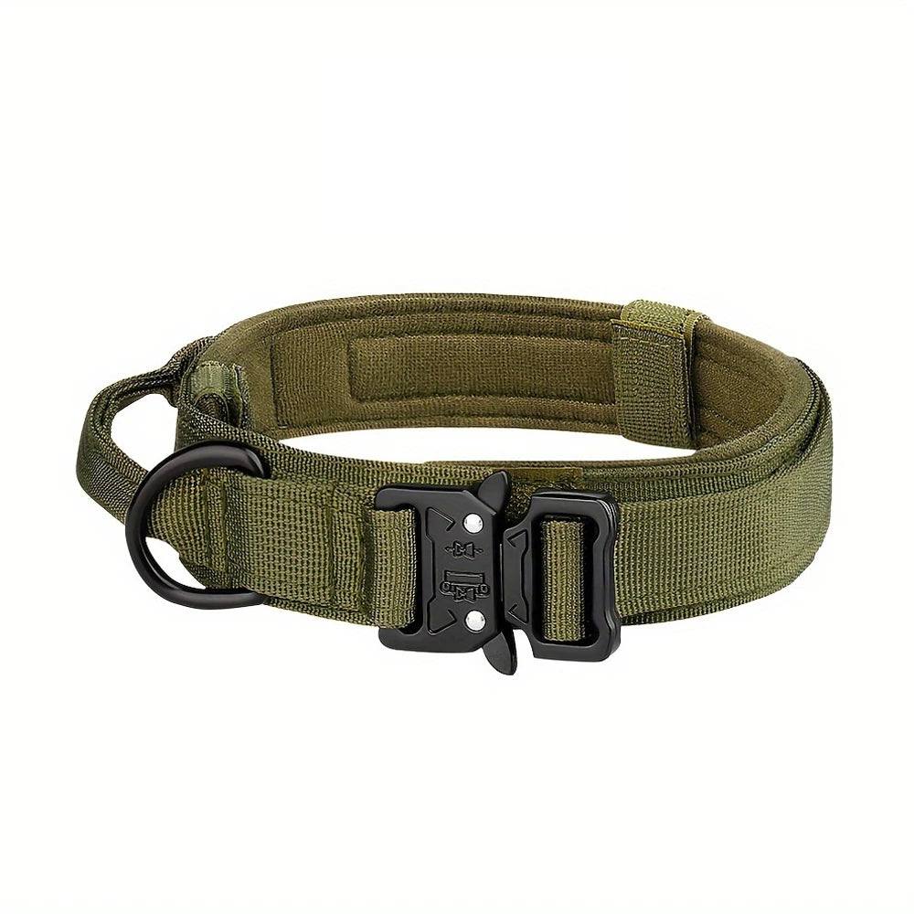 Petravel Dog Training Collar Military Leash With Adjustable Handle