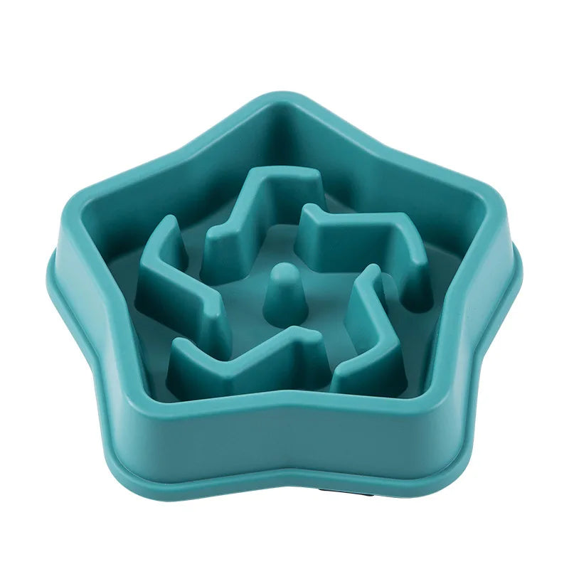 Slow Feeder Pet Bowl For Cats And Dogs NonSlip AntiChoking