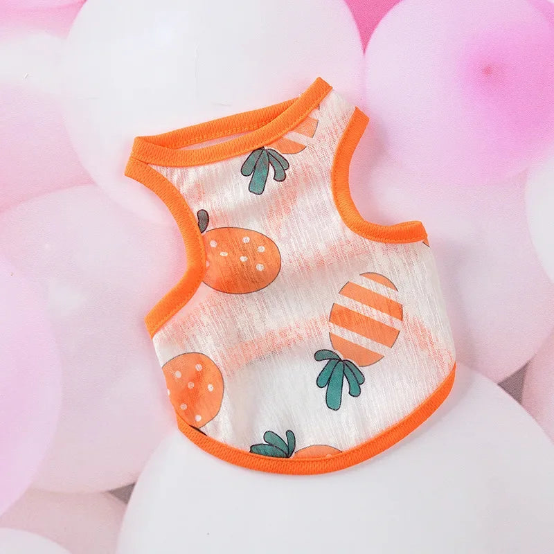 Sunscreen Cat Vest Summer Pet Clothing Breathable Ultra Thin