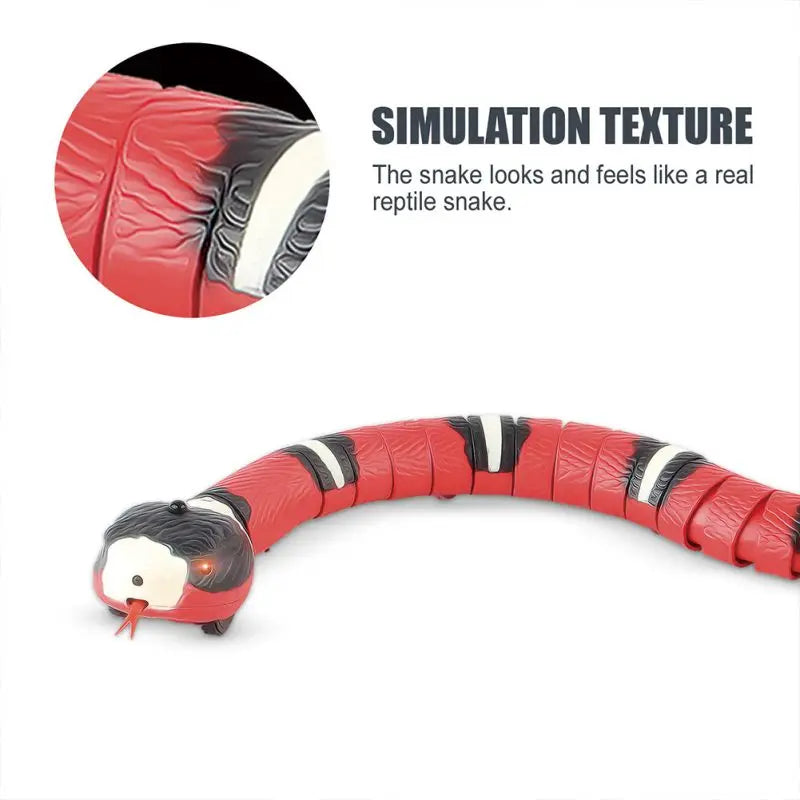 NONECN Smart Sensing Snake Interactive Cat Toy For Pets