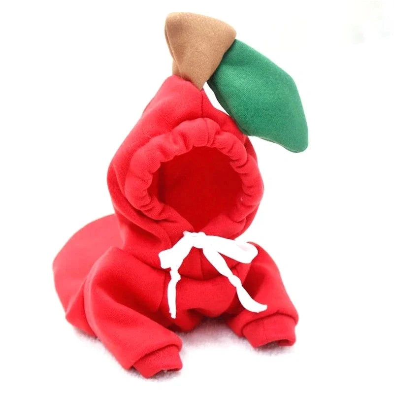 Wangmeow Cute Fruit Dog Hoodie Warm Fleece Puppy Jacket