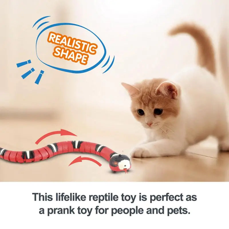 NONECN Smart Sensing Snake Interactive Cat Toy For Pets