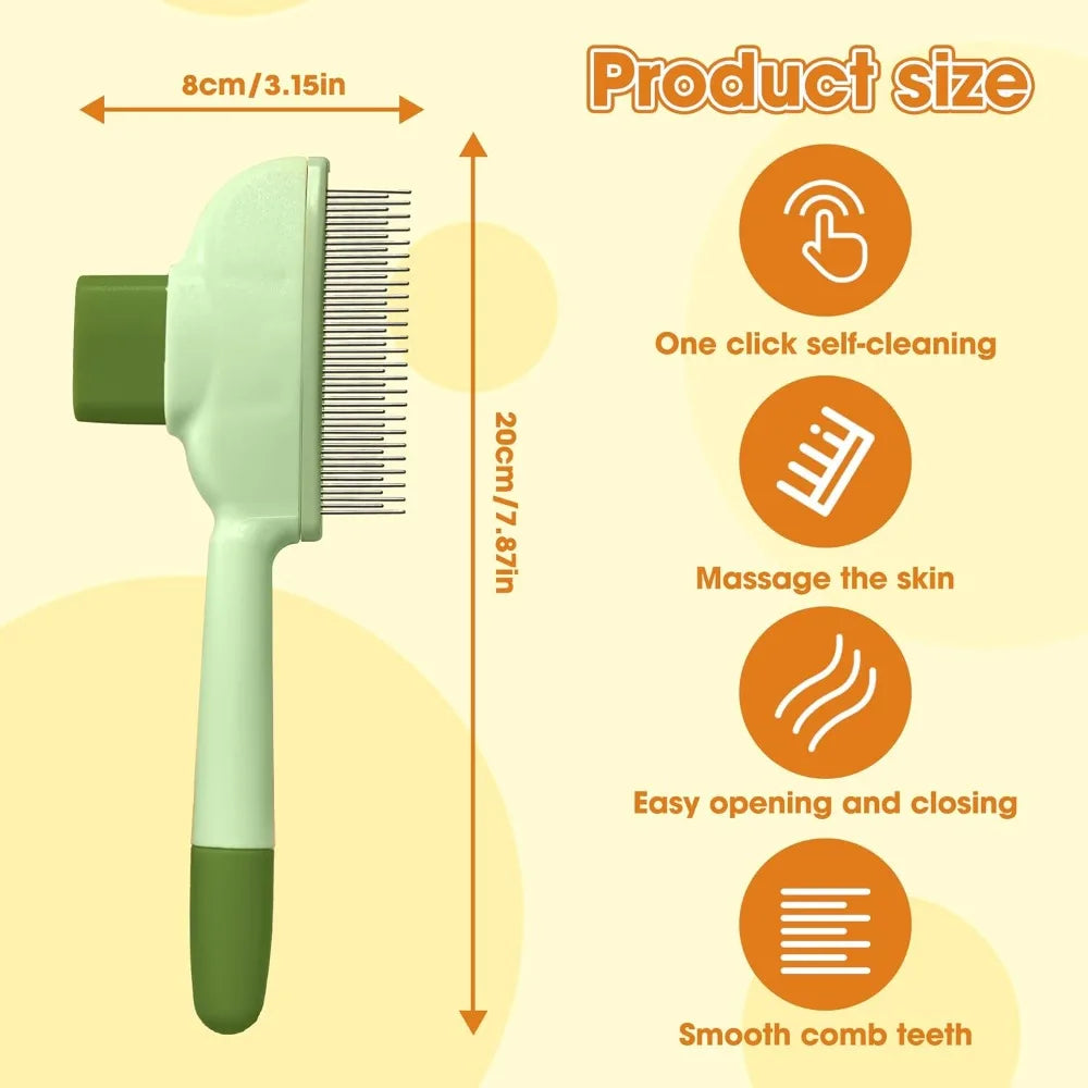 Professional Deshedding Brush For Dogs And Cats Gentle On Skin