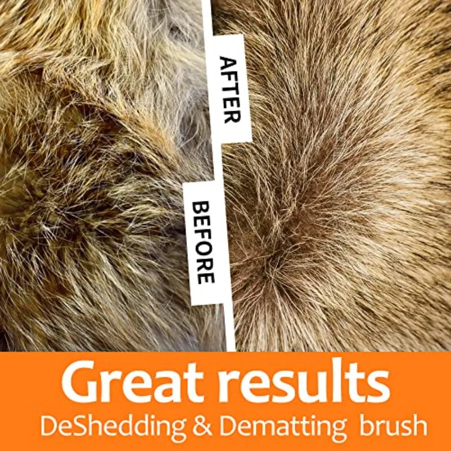 Undercoat Rake for Dogs Dematting Comb and Deshedding Tool