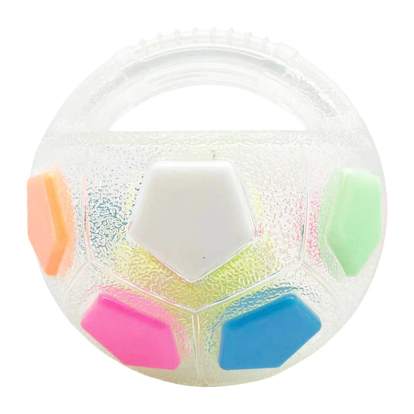 Dog Calming Ball Squeaky Football Toy Interactive Breeds