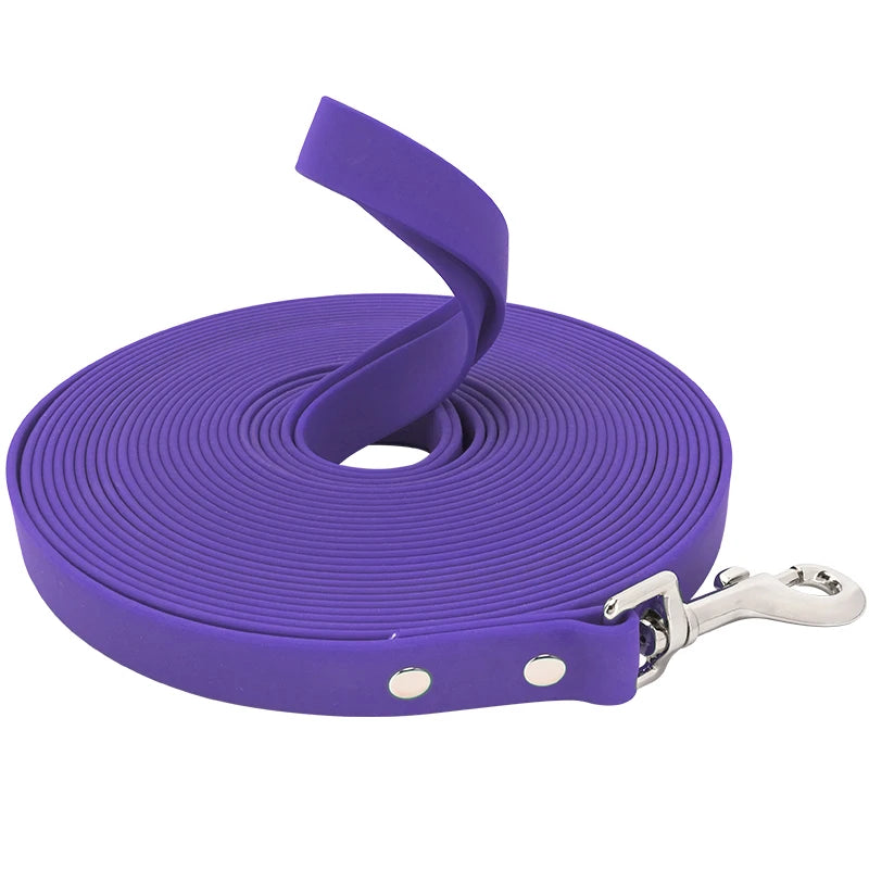 Waterproof Dog Leash Long Pvc Pet Leashes Easy To Clean Rope for Small Medium Large Big Dogs Walking Traning Lead 3m 5m10m 15m