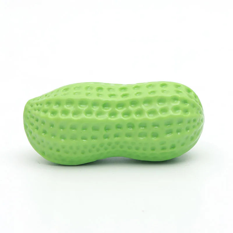 Pet Peanut Toy TPR Chew Toy For Dogs Interactive Squeak