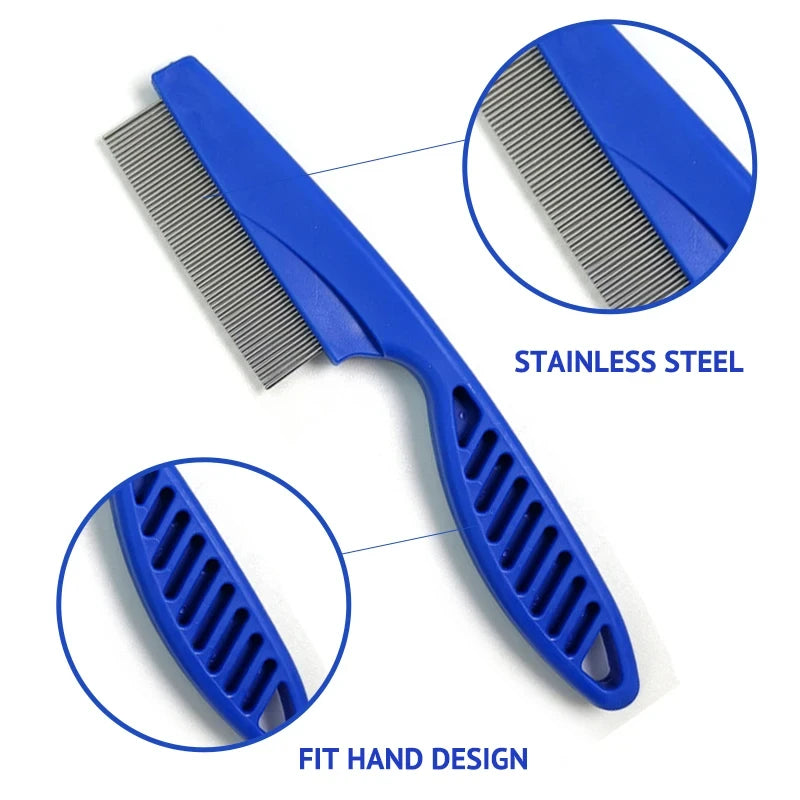 YTYIN Flea Comb Cat GroomingCare Set For Cats 3 Piece