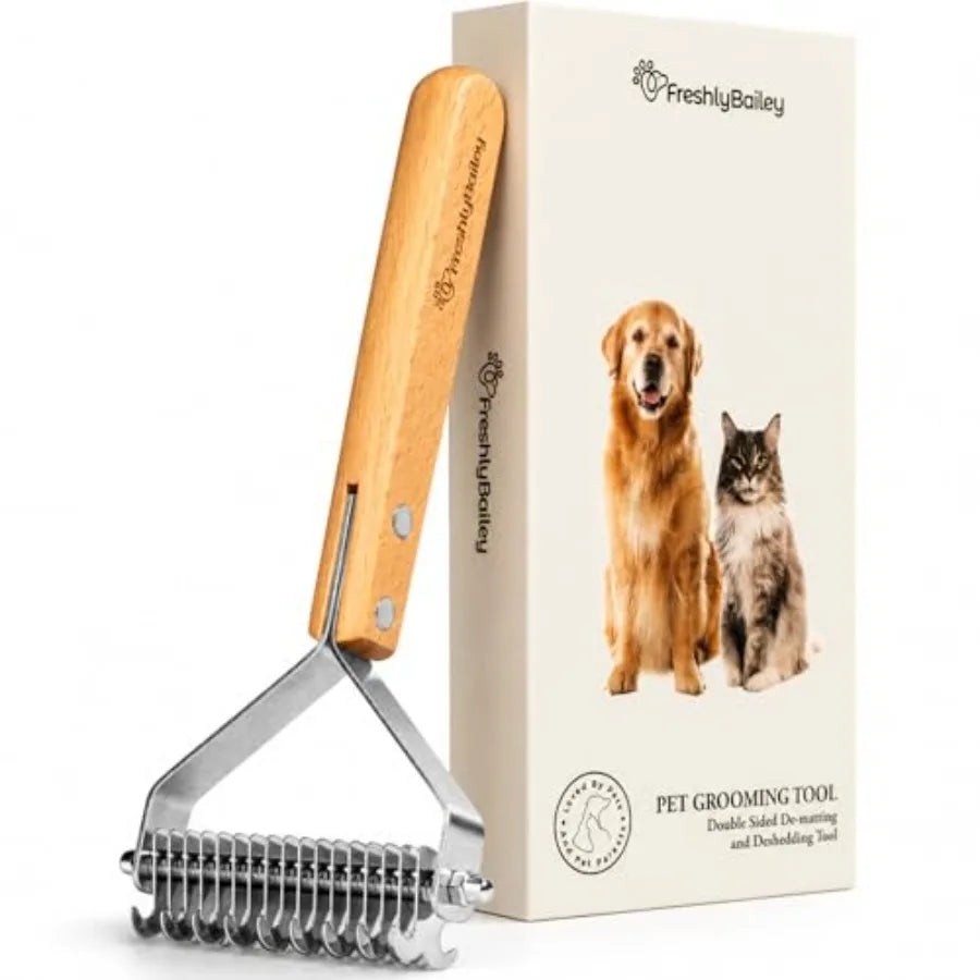 Dematting Comb For Cats And Dogs Deshedding Grooming Tool