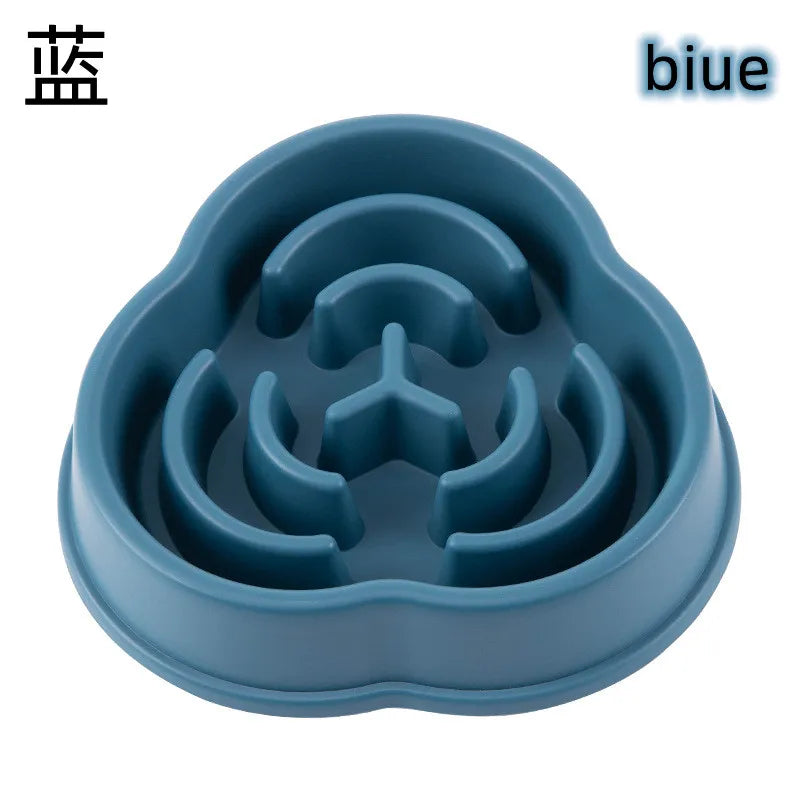 Slow Feeder Pet Bowl For Cats And Dogs NonSlip AntiChoking