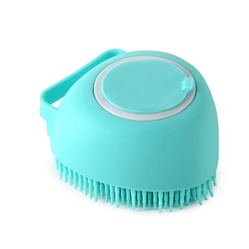 Strongwolf Silicone Pet Bath Massage Gloves Brush