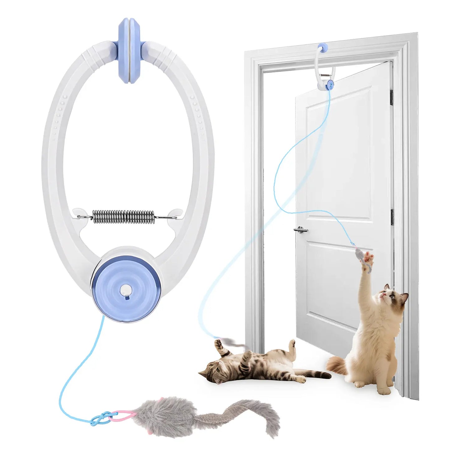 Cityflee Electric Door Hanging Cat Toy Interactive USB Rechargeable