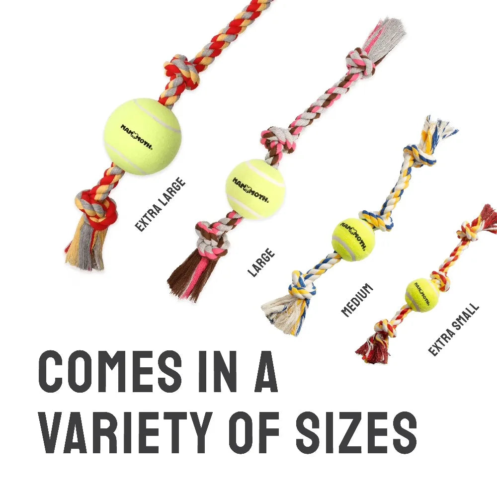 5 Knot Tug Rope Dog Toy For Aggressive Chewers Durable