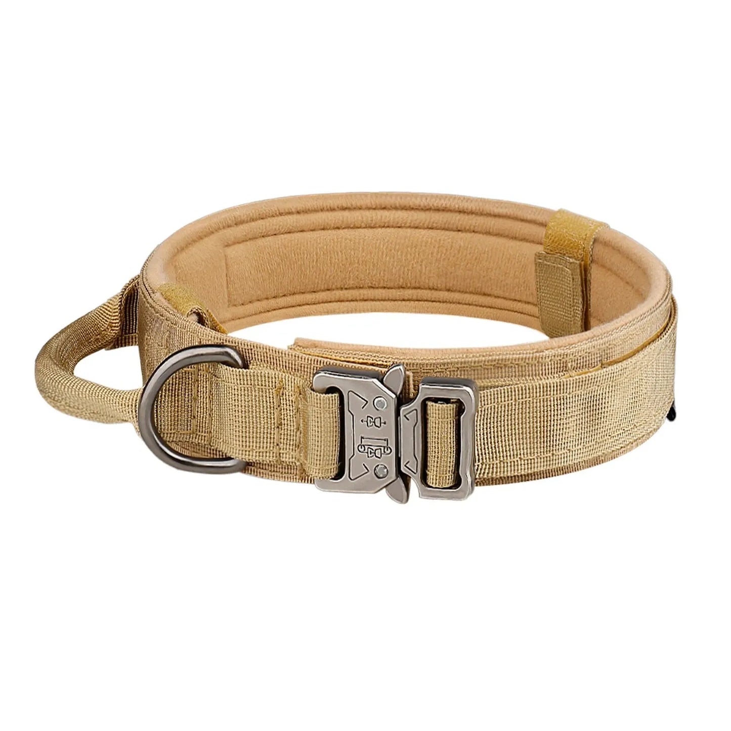 Outdoor Dog Collar With Metal Buckle Breathable Nylon