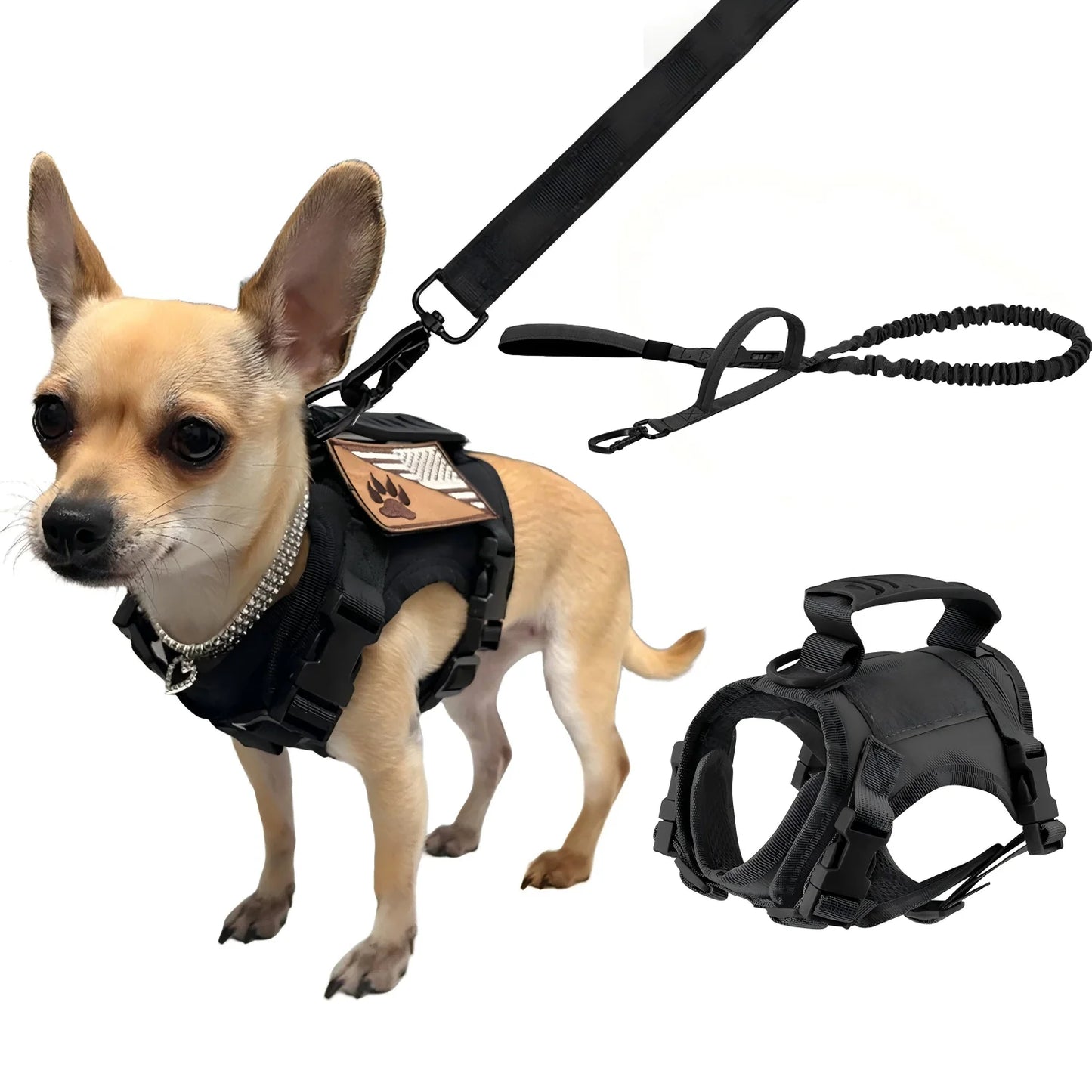 Puppy Harness Leash Set For Small Dogs And Cats