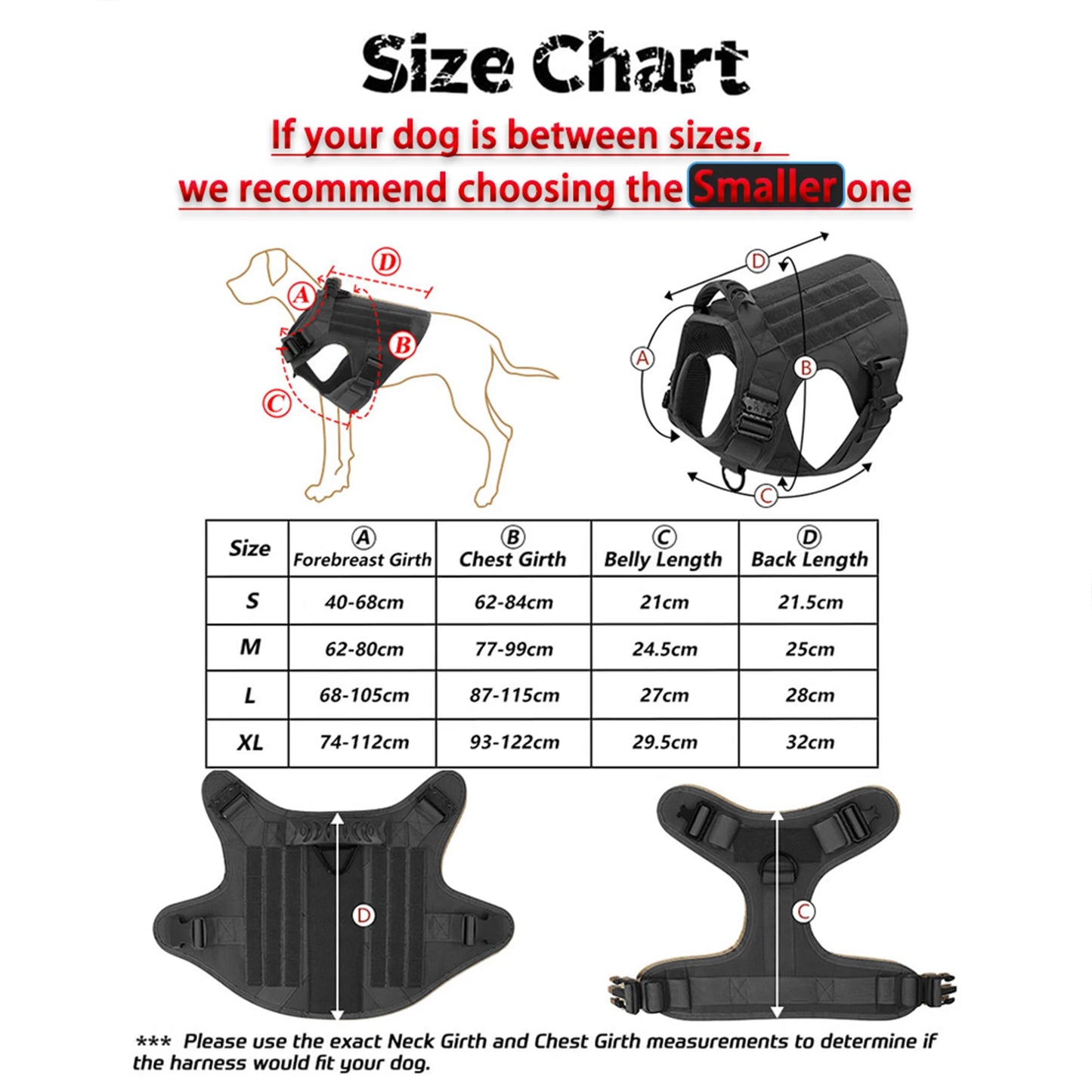 Military Dog Harness Collar Leash Molle Pouches For Medium Large Dogs Pet German Shepherd Training Walking Vest Dog Harnesses