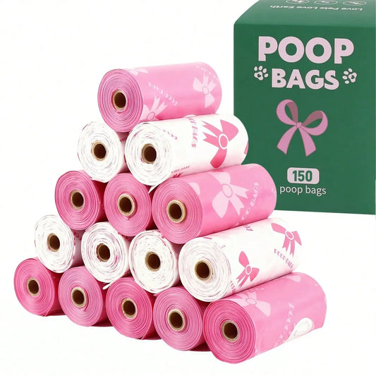 NONEDog Litter Poop Bags 180 Count Super Thick Leak Proof