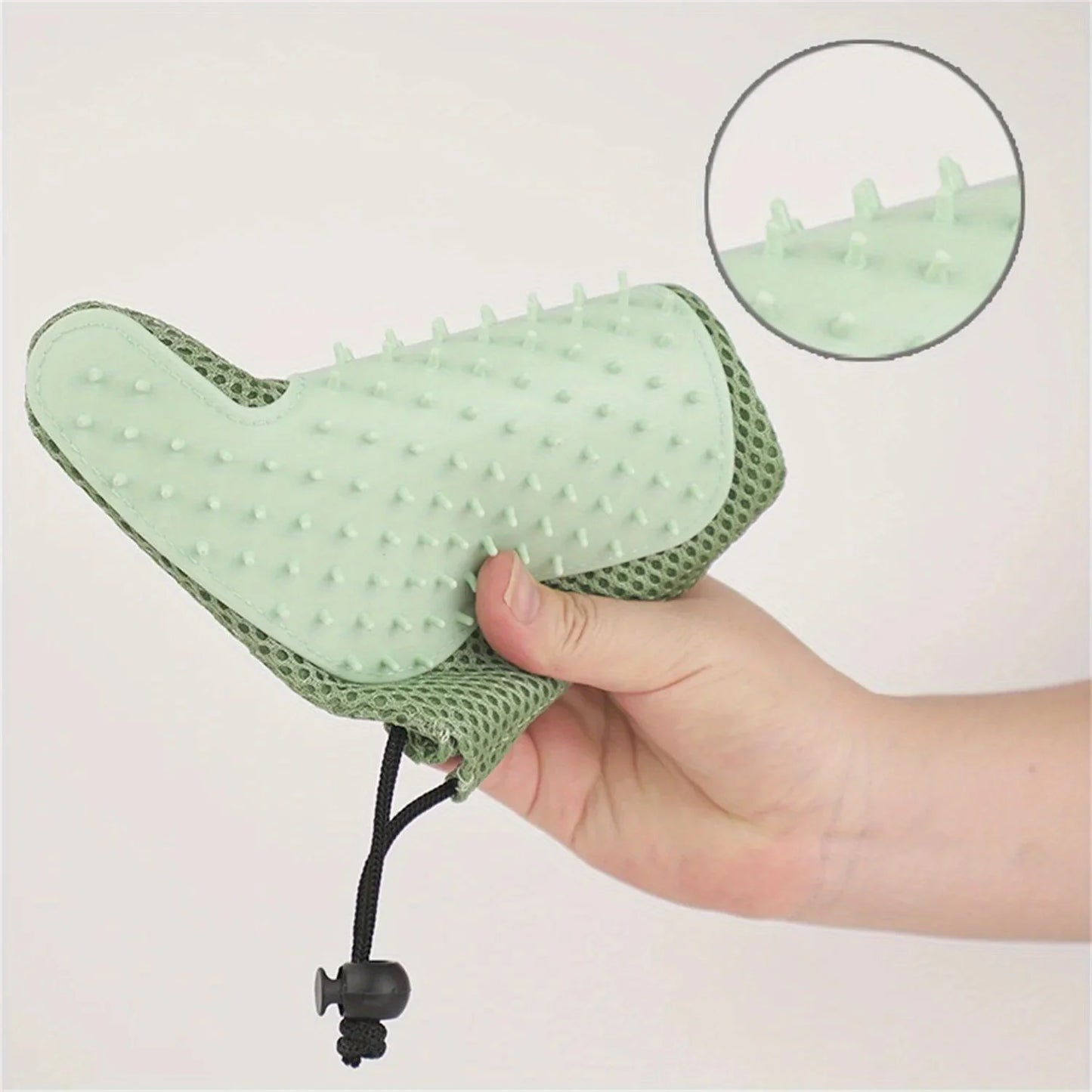 2 In Cat Hair Glove For Pet Fur Removal Grooming