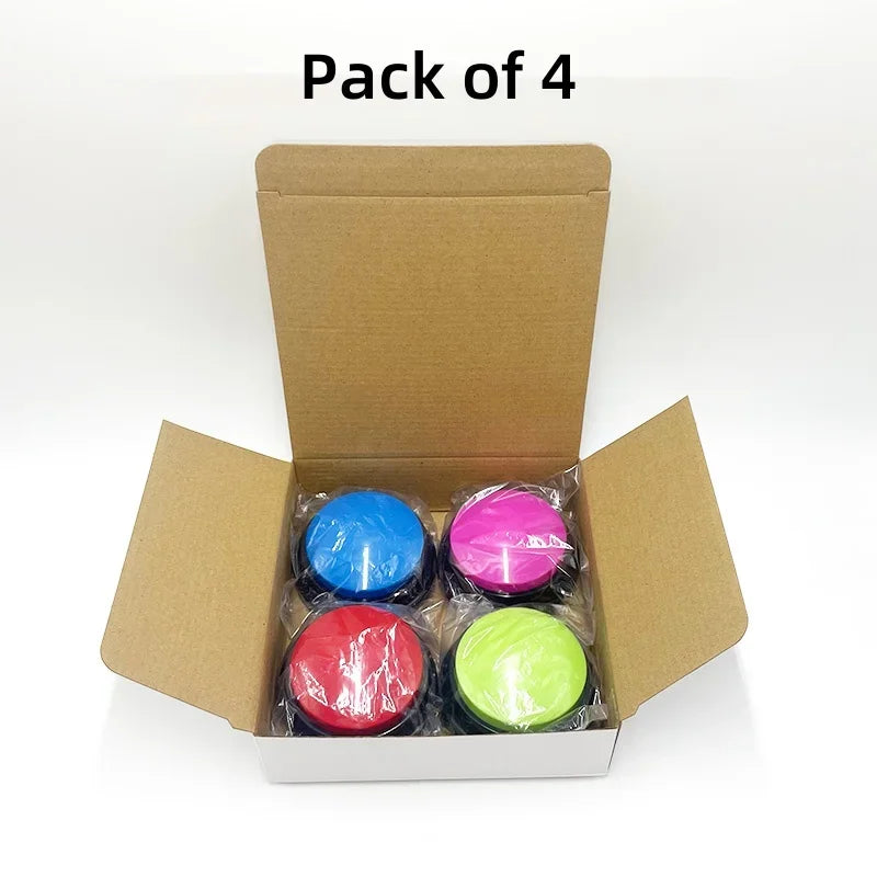 Dog Communication Buttons Voice Recording For Training 8 Pack 30 Second Playback
