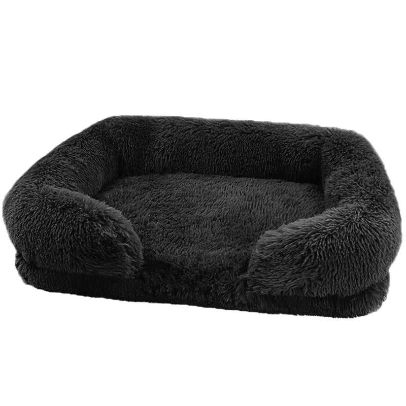 Orthopedic Thickened Dog Bed For Large Dogs With Plush Cover