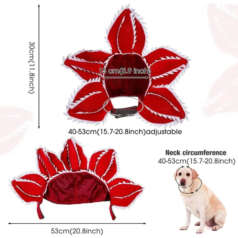 Cute Floral Cosplay Headband For Puppies