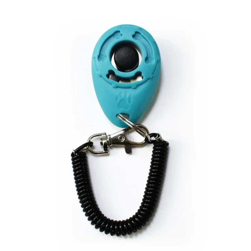 2 In 1 Dog Training Clicker With Adjustable Wrist Strap