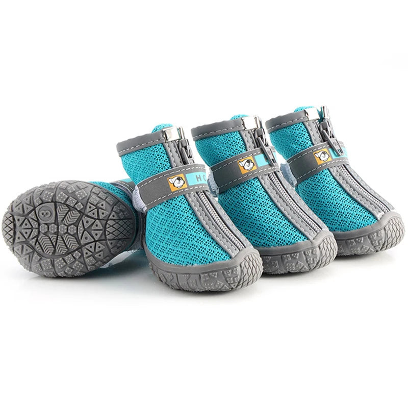 Hobaggo Non-slip Breathable Dog Shoes With Plush Warm Protection