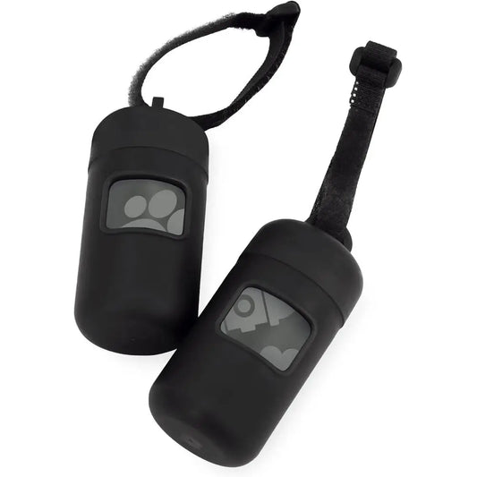 Dog Poop Bag Holder Leash Attachment With 30 Bags Dispenser