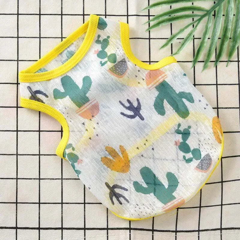 Sunscreen Cat Vest Summer Pet Clothing Breathable Ultra Thin