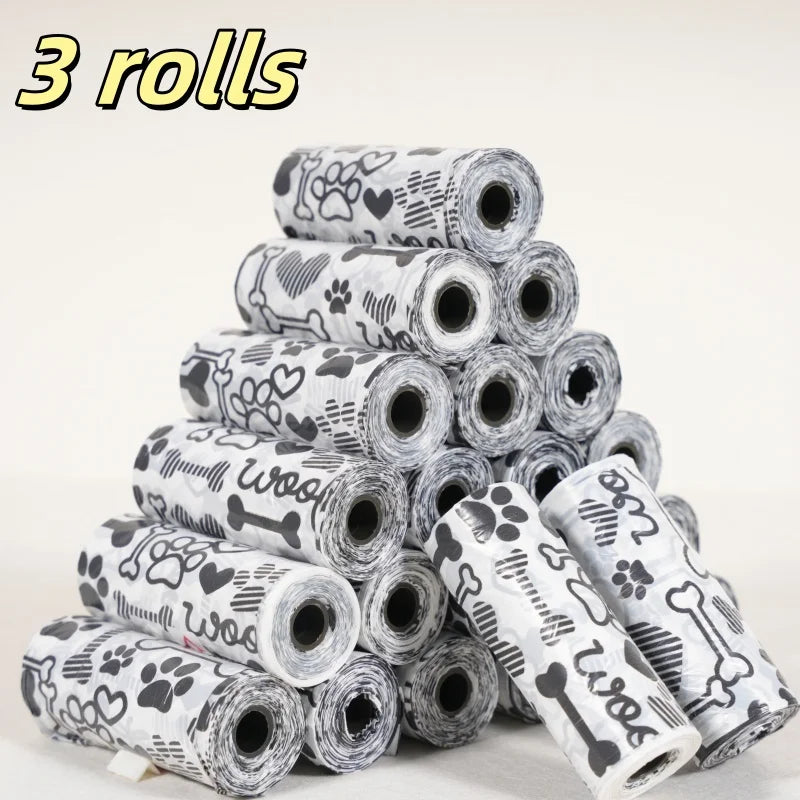 NONEDog Litter Poop Bags 180 Count Super Thick Leak Proof
