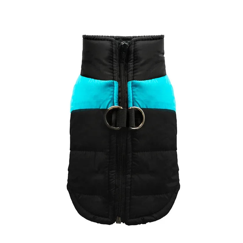 NONECN Waterproof Warm Dog Coat Padded Zipper Jacket