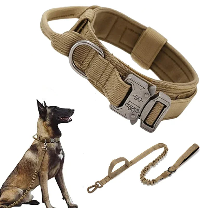 Cooyomoo Durable Dog Collar Leash Set Training Accessories