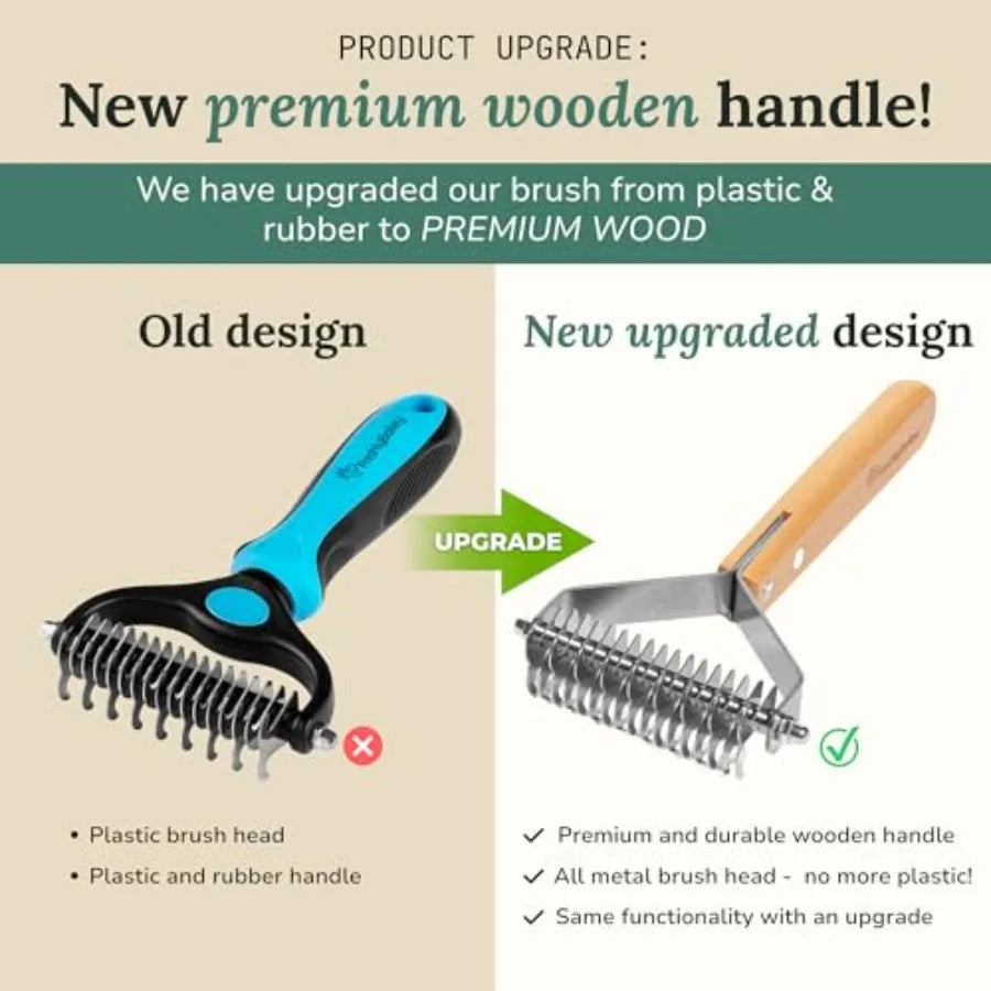 Dematting Comb For Cats And Dogs Deshedding Grooming Tool
