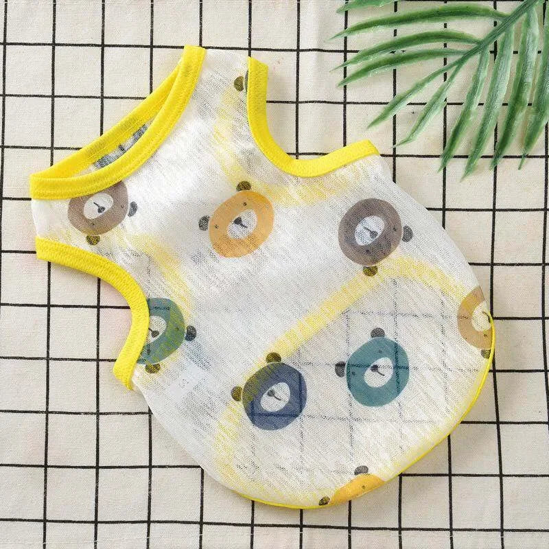 Sunscreen Cat Vest Summer Pet Clothing Breathable Ultra Thin