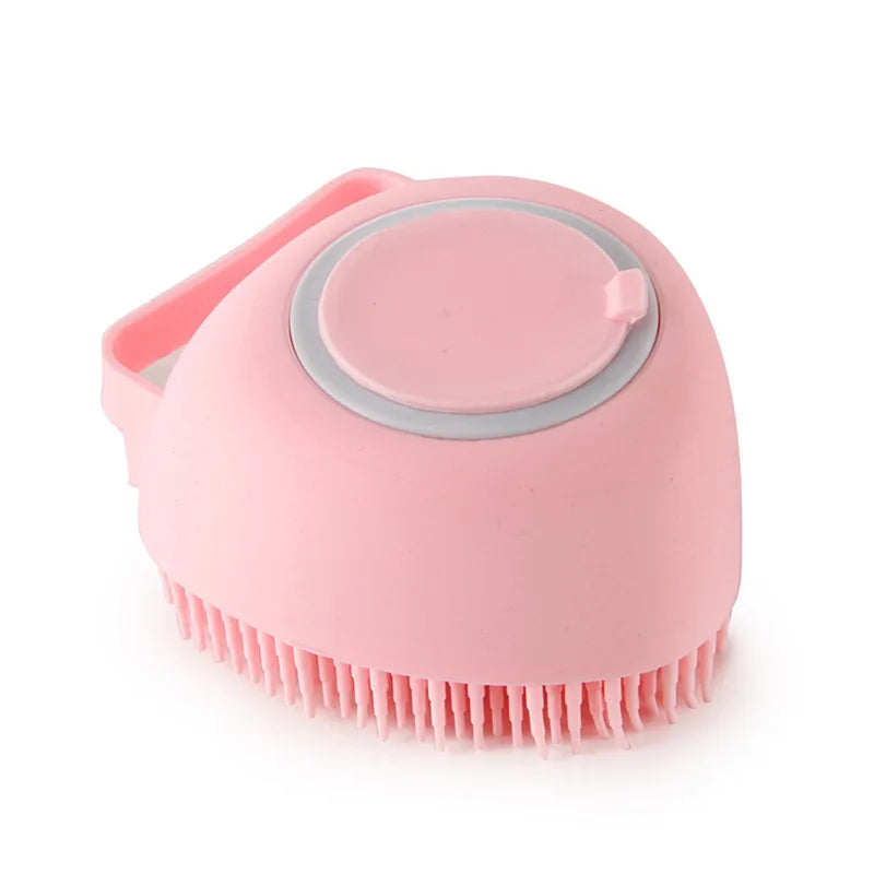 Strongwolf Silicone Pet Bath Massage Gloves Brush